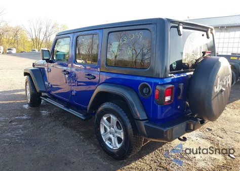 2019 Jeep Wrangler Unlimited Sport S 4X4 из США, поврежденный, VIN 1C4HJXDN1KW683258